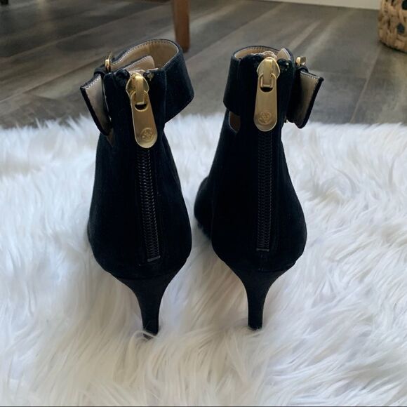 Adrienne Vittadini AV-Gail Stiletto Ankle Boots Black Heeled Booties Size 8 - Picture 3 of 8
